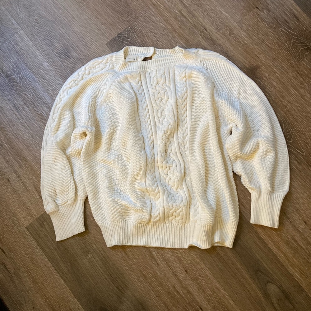 twigg + feather  Peruvian Cable Knit Sweater
